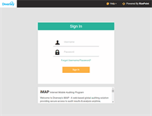 Tablet Screenshot of imap.diversey.com